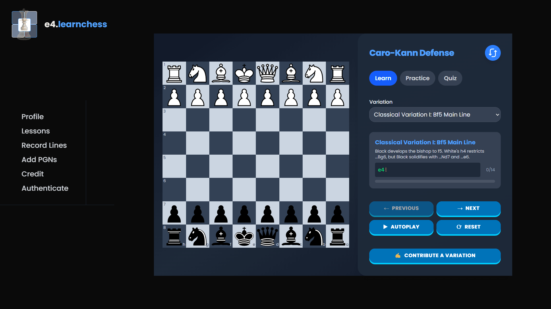 e4.learnchess screenshot